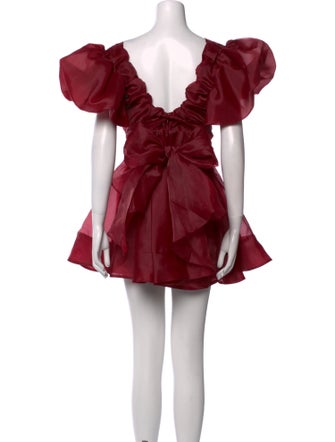 Aje V-Neck Mini Dress