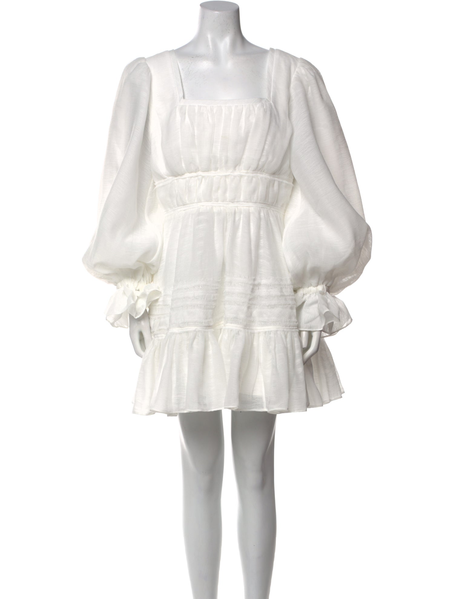 Aje Square Neckline Mini Dress