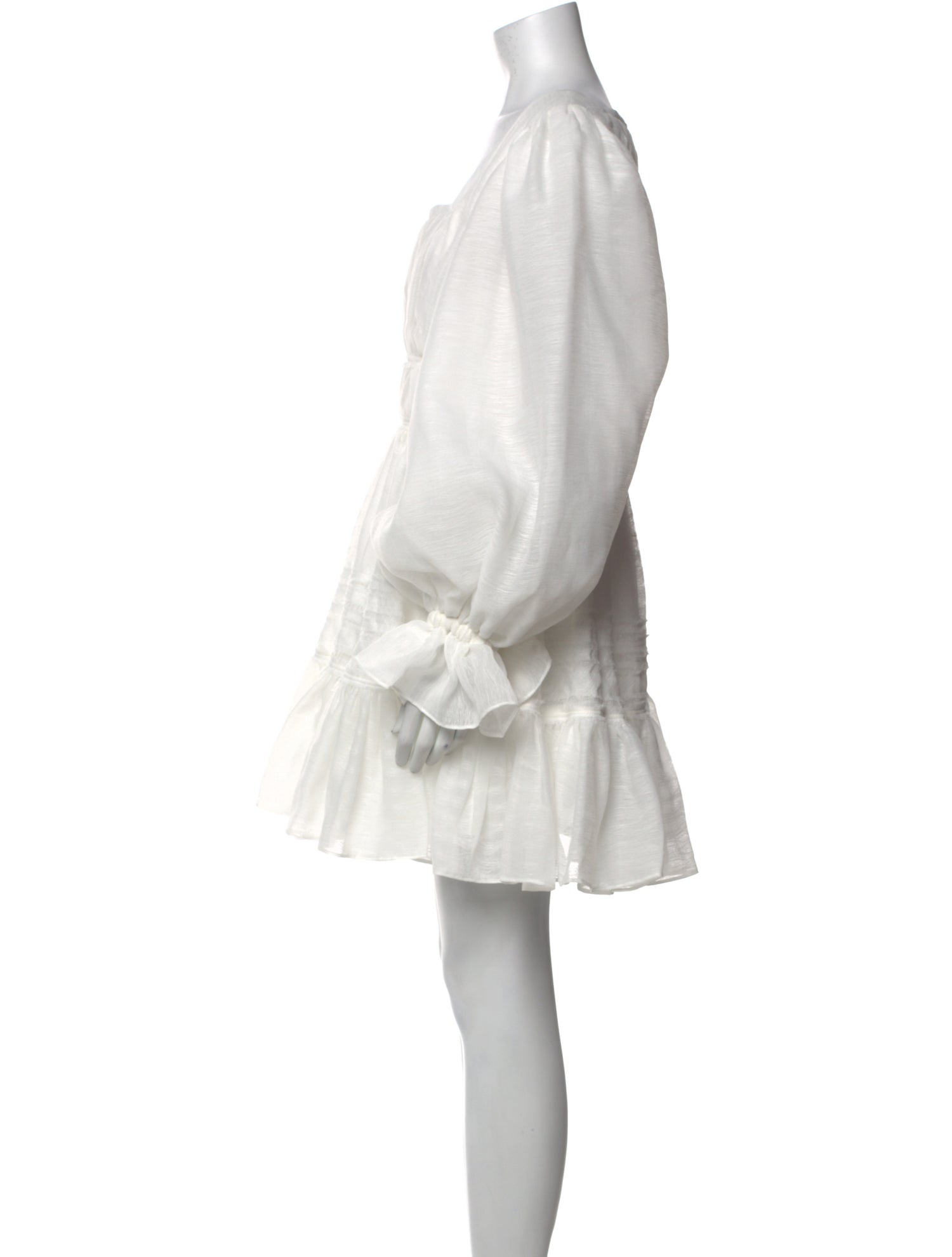 Aje Square Neckline Mini Dress