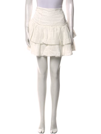 Aje Ruffle Embellishment Mini Skirt