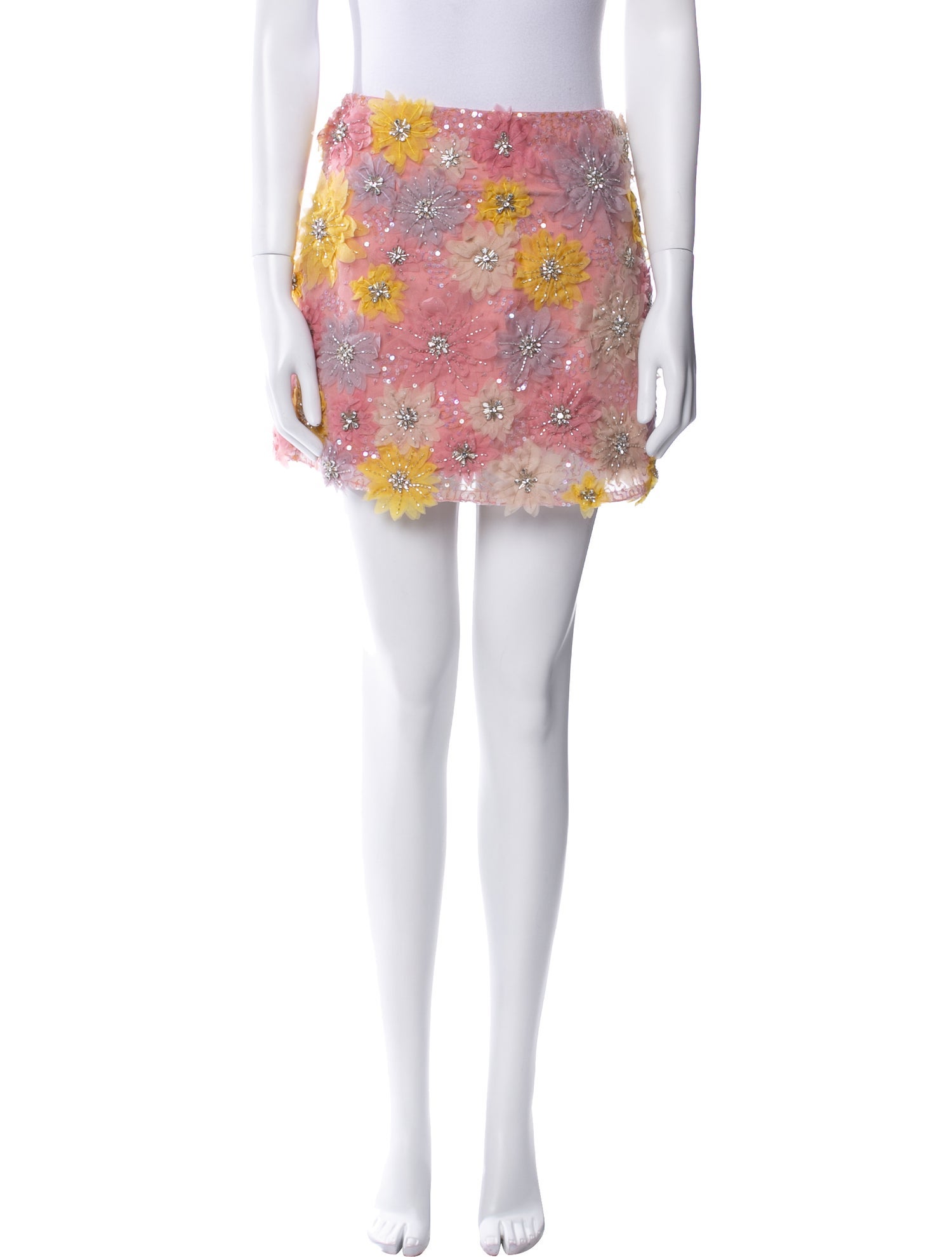 Aje Nylon Mini Skirt