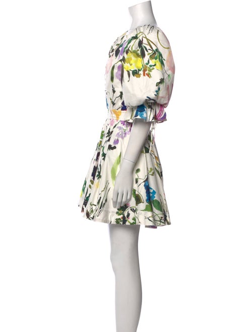 Aje Floral Print Mini Dress