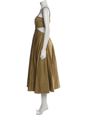 Aje Square Neckline Long Dress