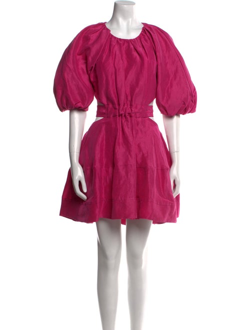 Aje Linen Midi Length Dress