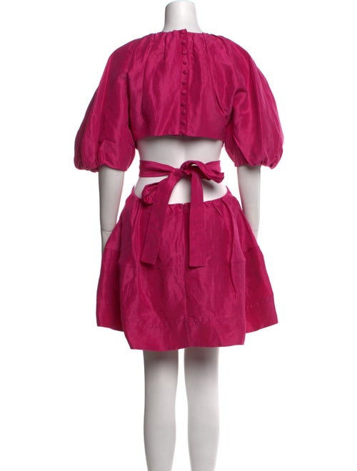 Aje Linen Midi Length Dress