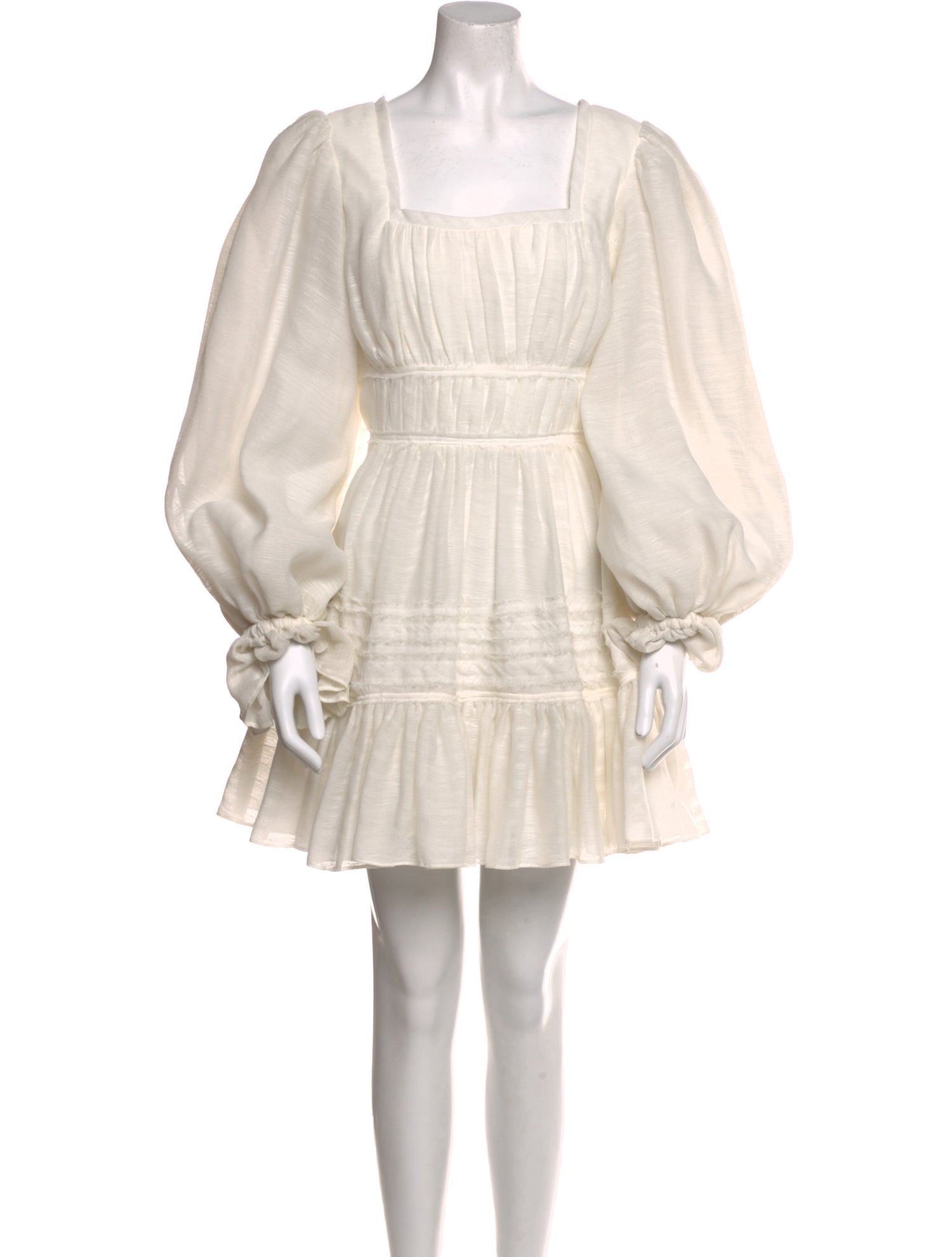 Aje Square Neckline Mini Dress