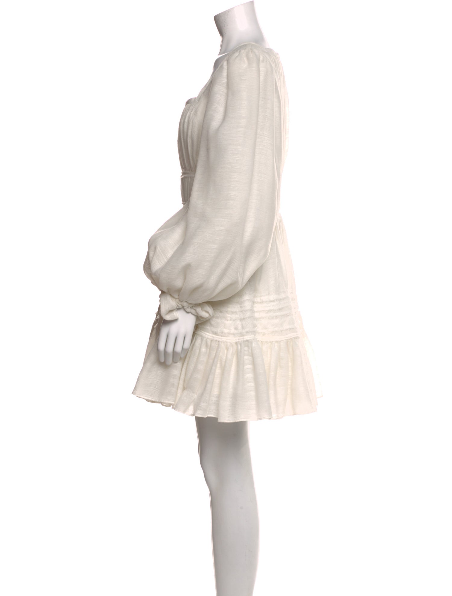 Aje Square Neckline Mini Dress