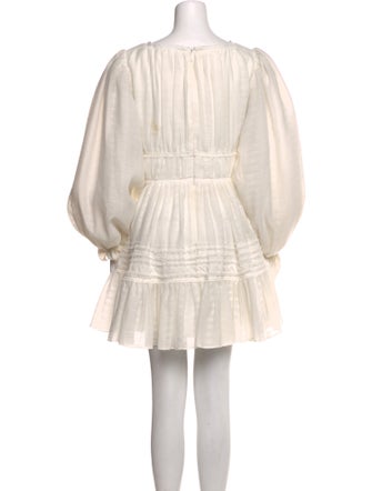 Aje Square Neckline Mini Dress