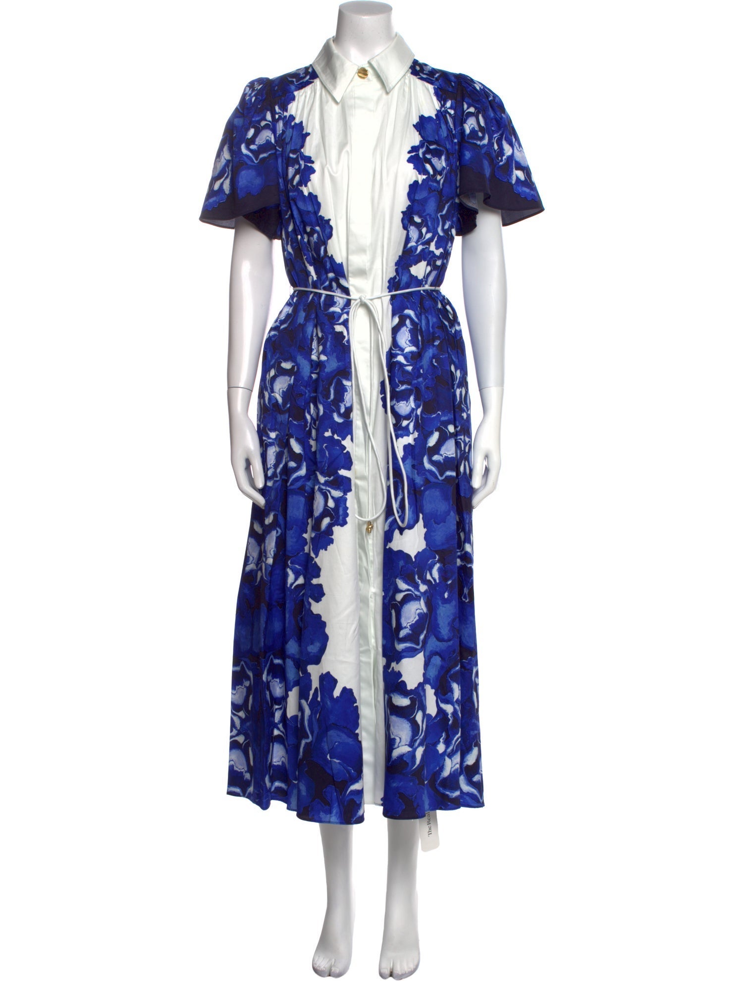 Aje Floral Print Long Dress