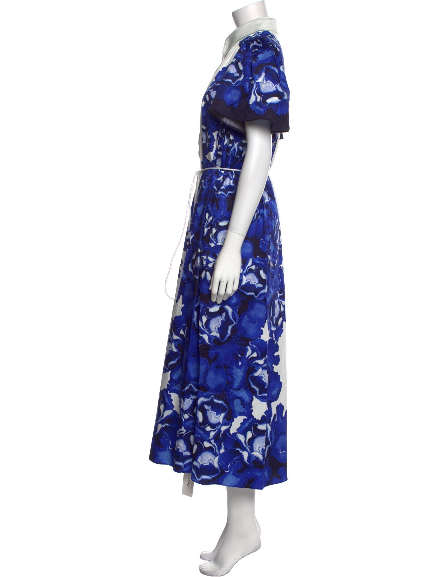 Aje Floral Print Long Dress