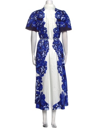 Aje Floral Print Long Dress