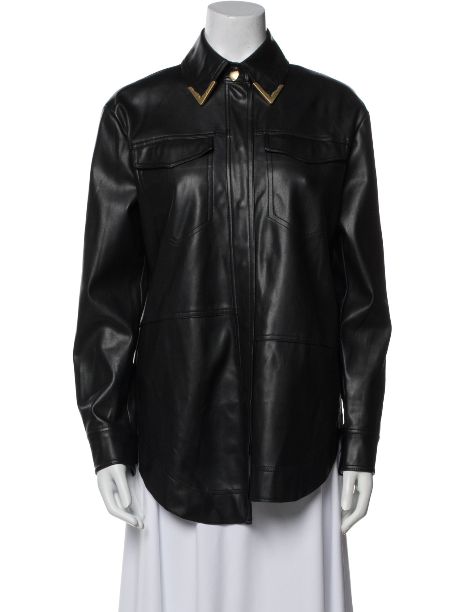 Aje Faux Leather Jacket