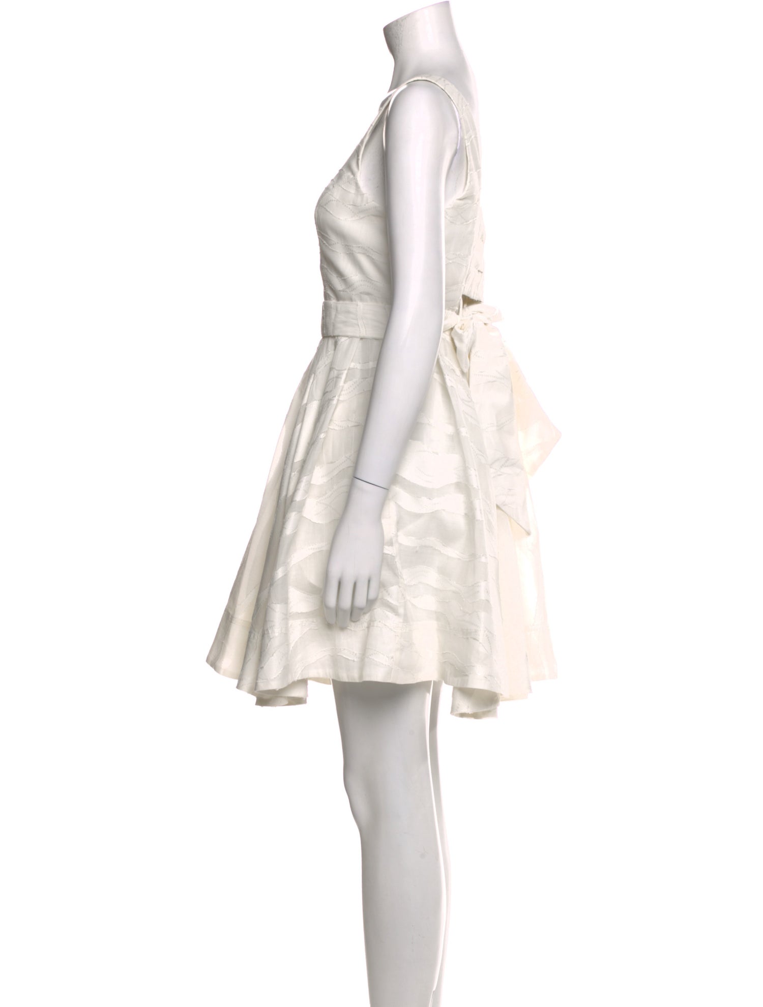 Aje Square Neckline Mini Dress