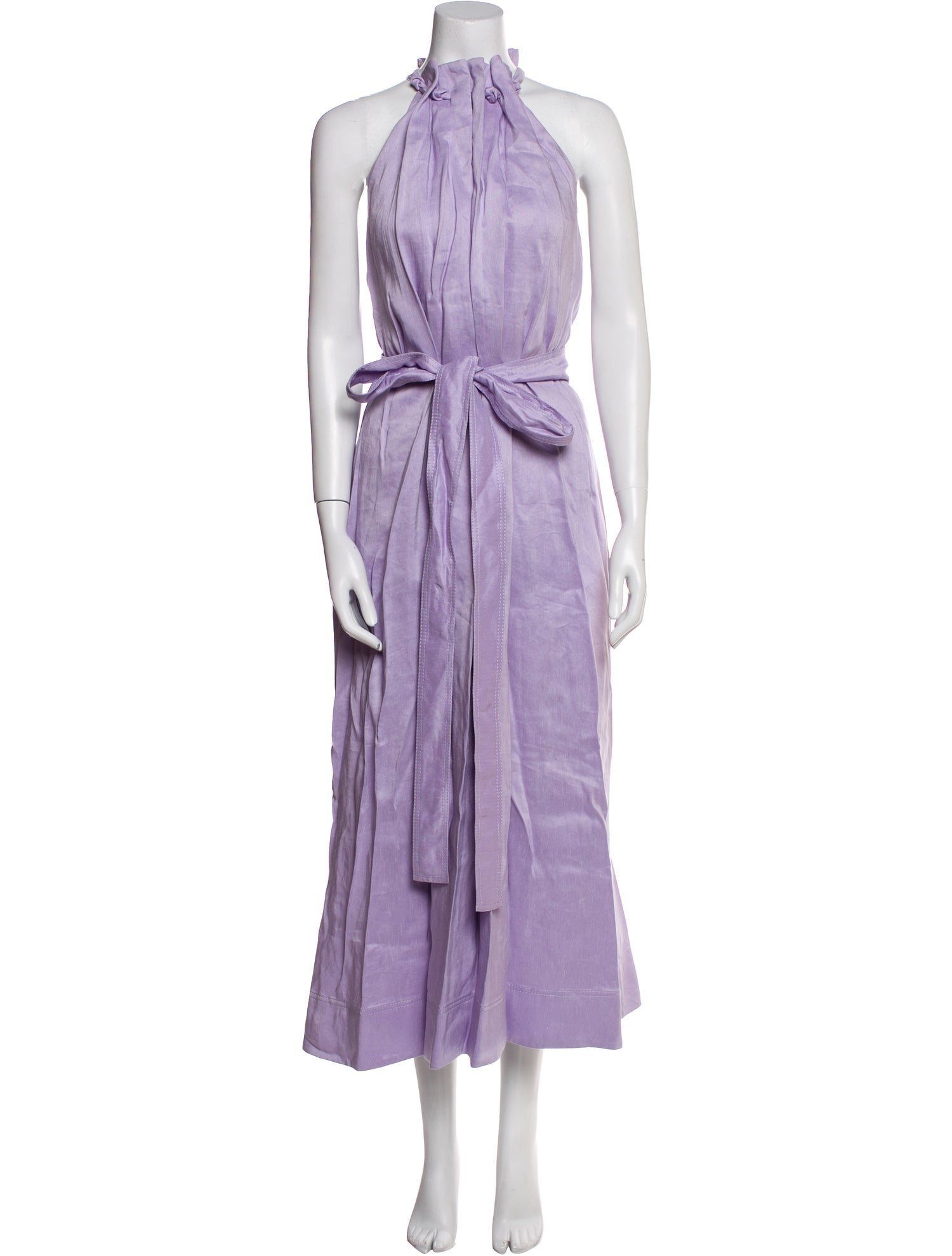 Aje Linen Long Dress