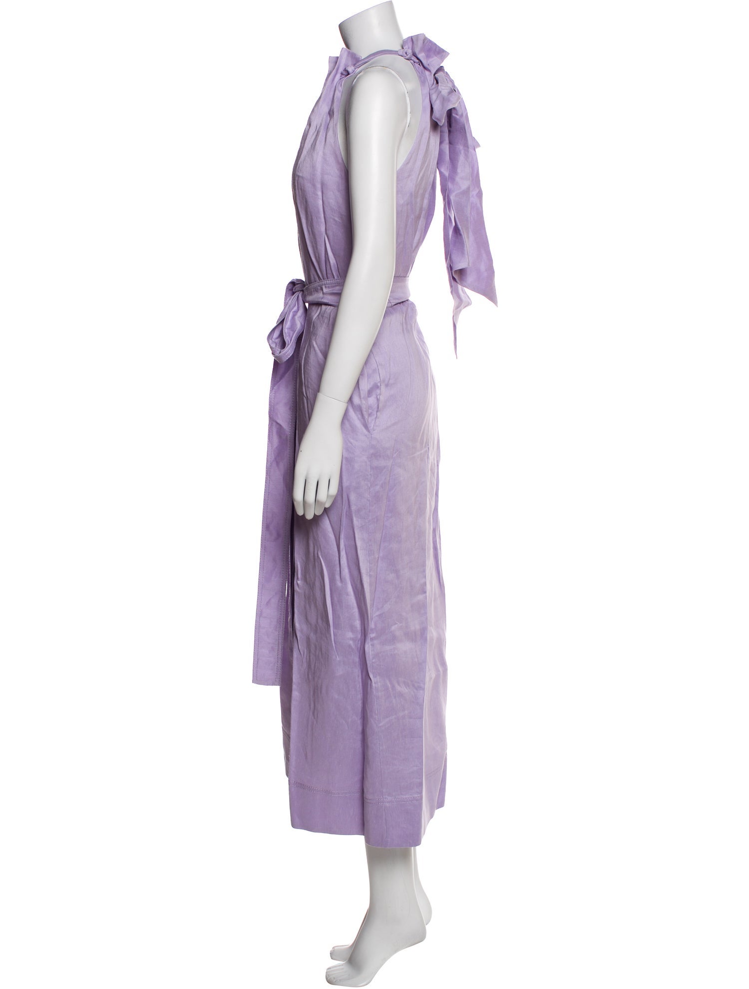 Aje Linen Long Dress