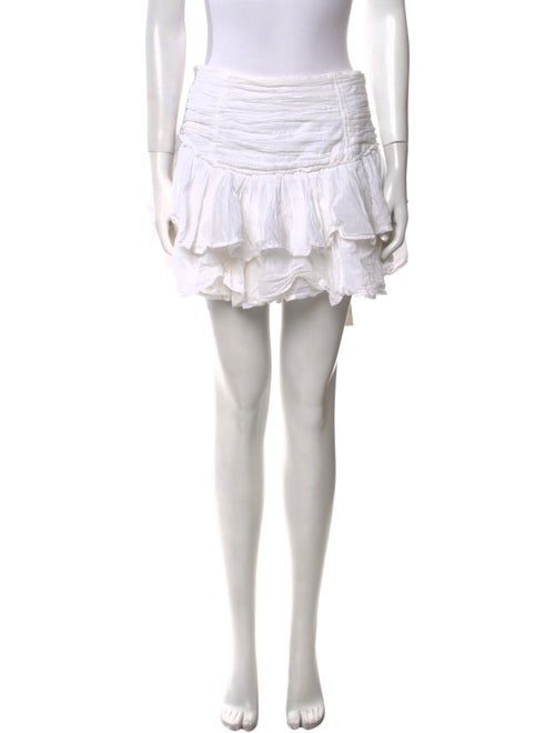 Aje Ruffle Embellishment Mini Skirt