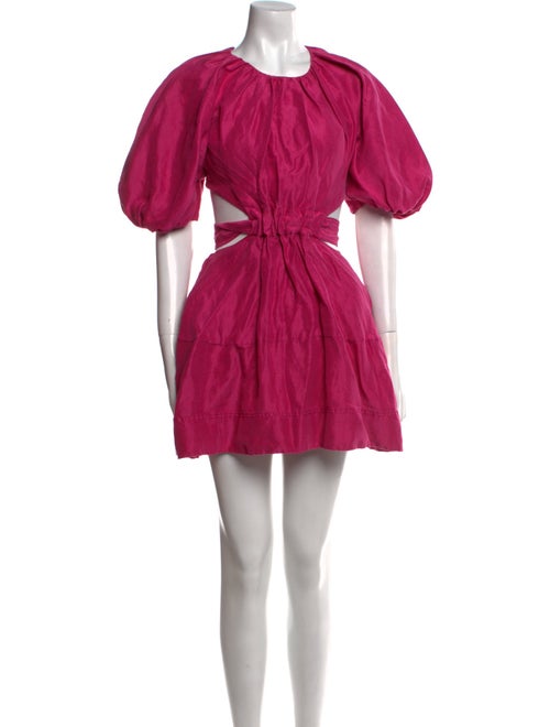 Aje Linen Knee-Length Dress