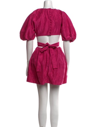 Aje Linen Knee-Length Dress