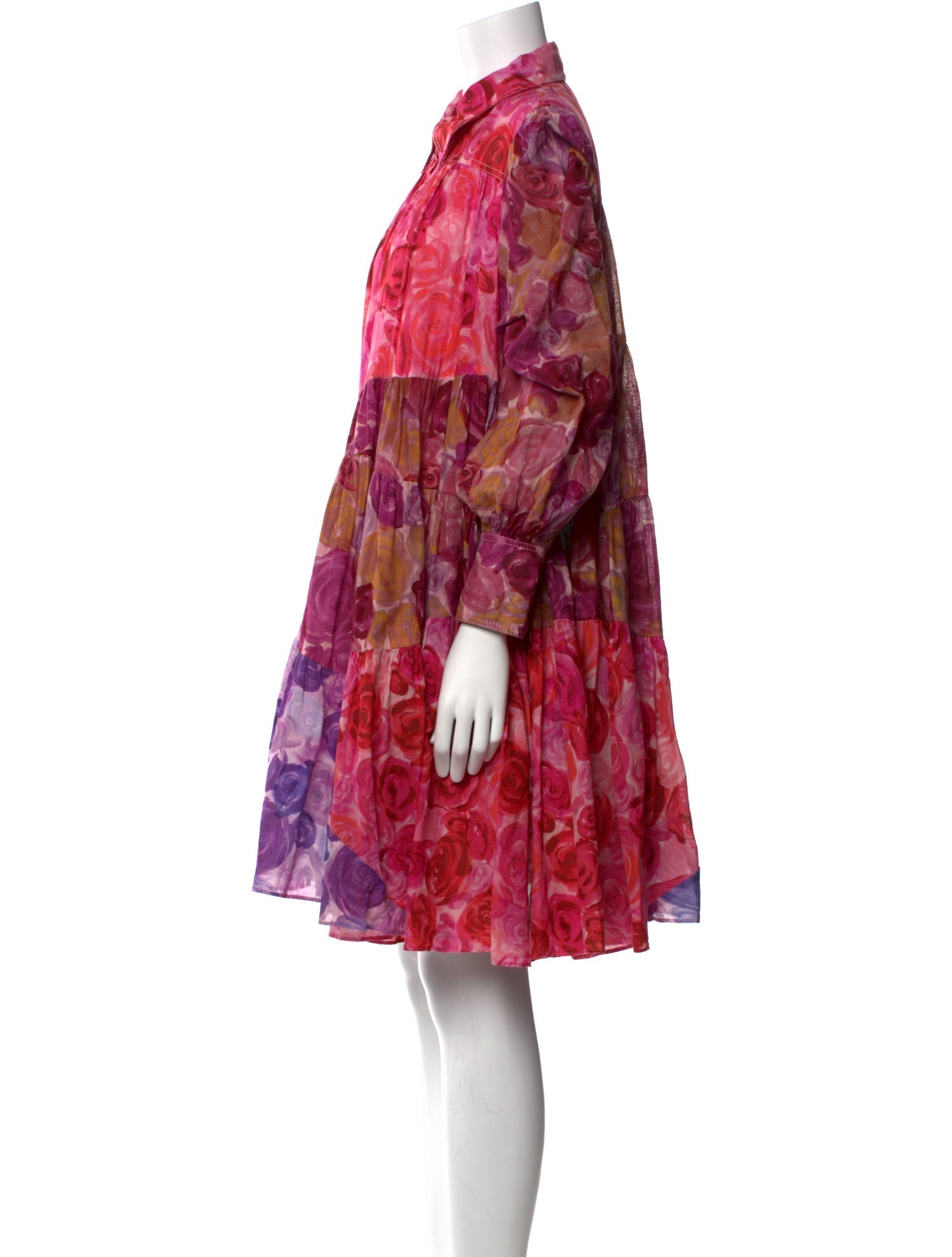 Aje Floral Print Mini Dress