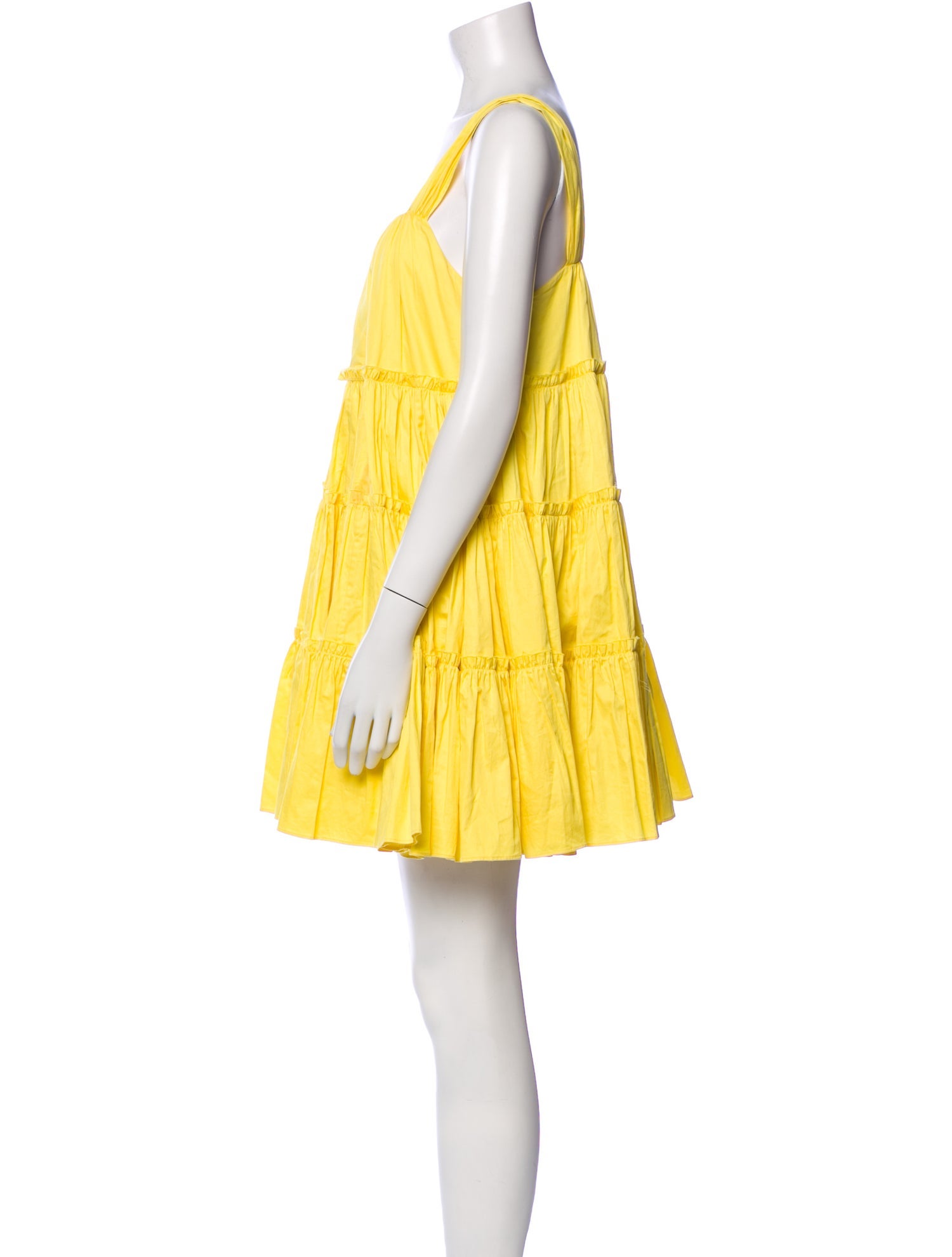 Aje Square Neckline Mini Dress