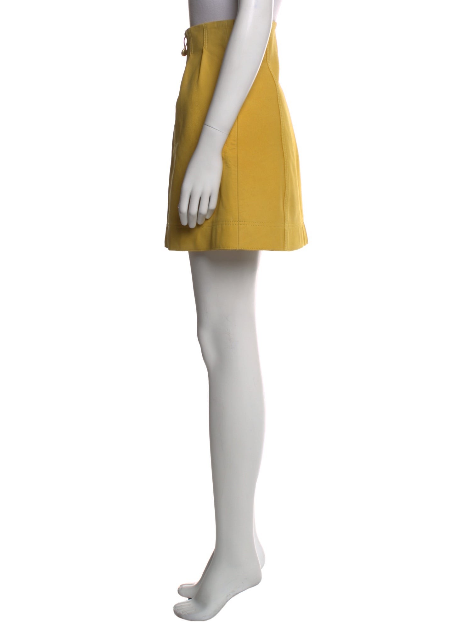 Aje Leather Mini Skirt