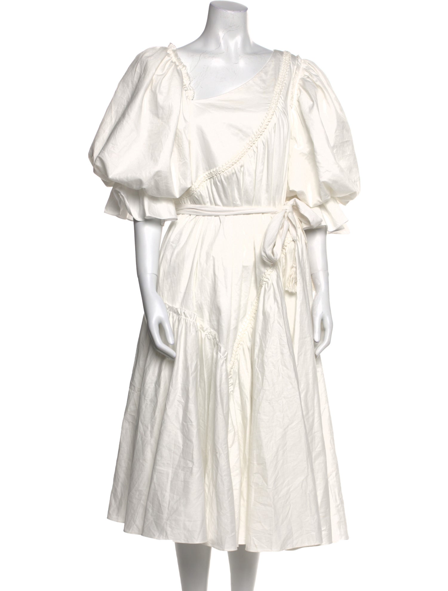 Aje One-Shoulder Midi Length Dress