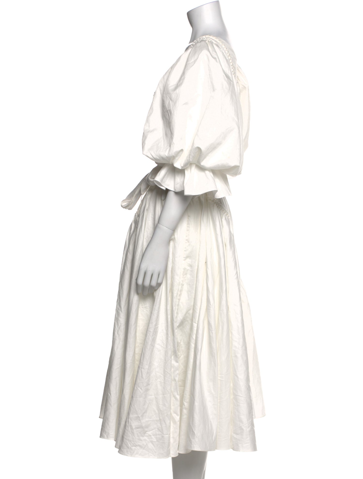 Aje One-Shoulder Midi Length Dress