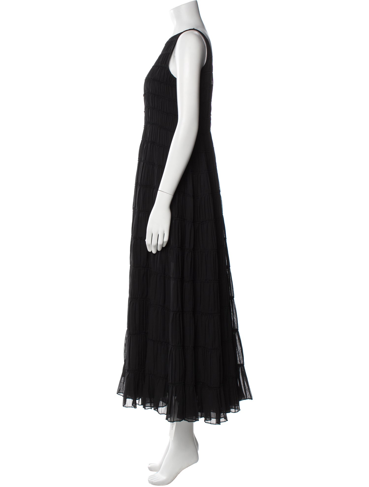 Aje Bateau Neckline Long Dress