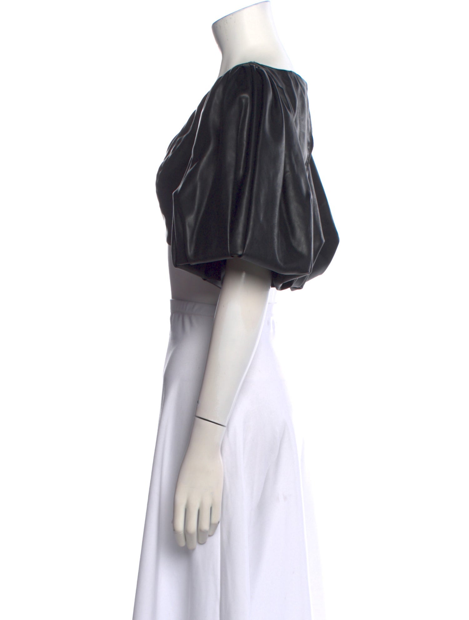 Aje V-Neck Short Sleeve Crop Top