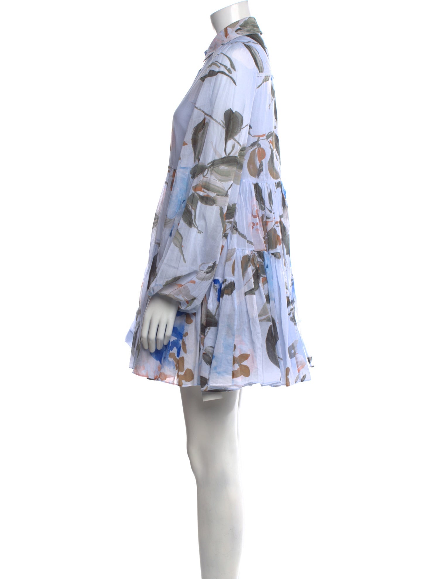 Aje Floral Print Mini Dress