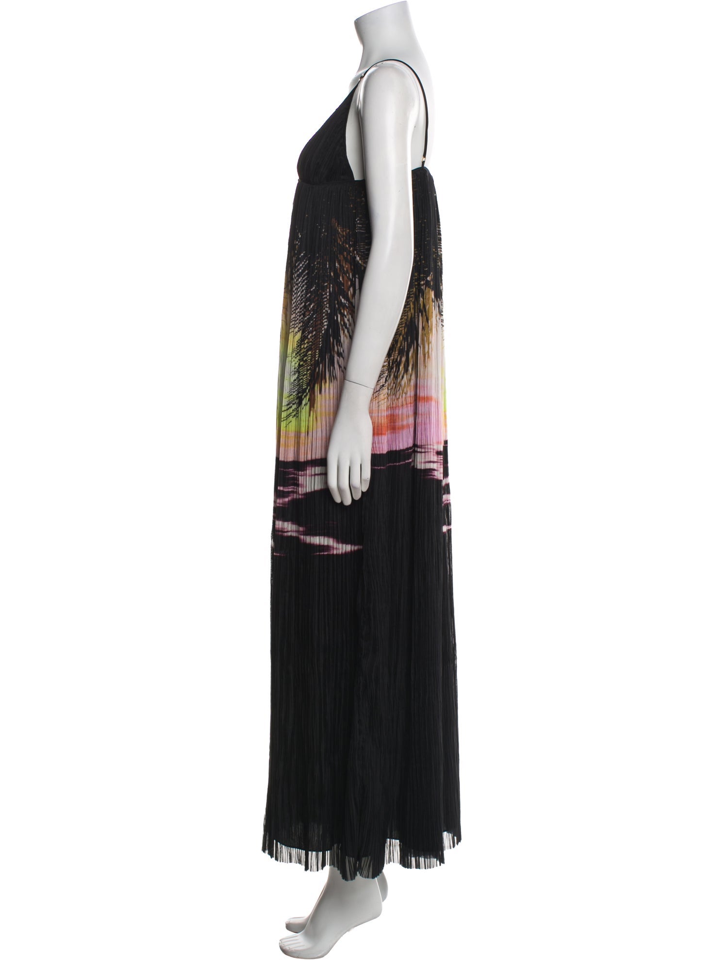 Aje Printed Long Dress w/ Tags