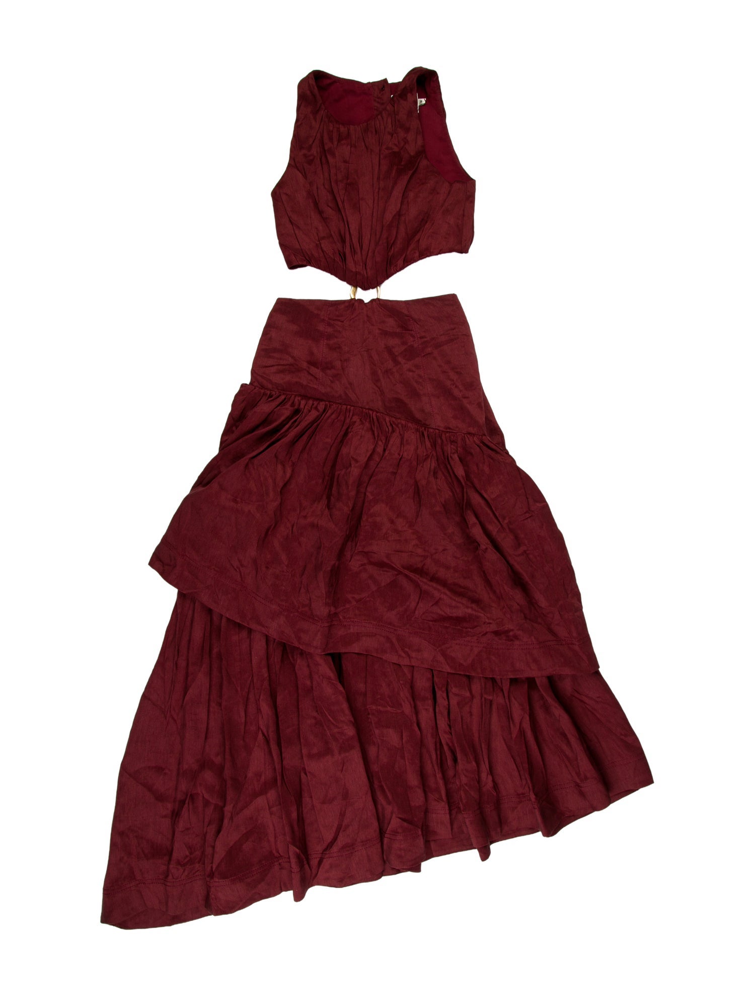 Aje Linen Long Dress