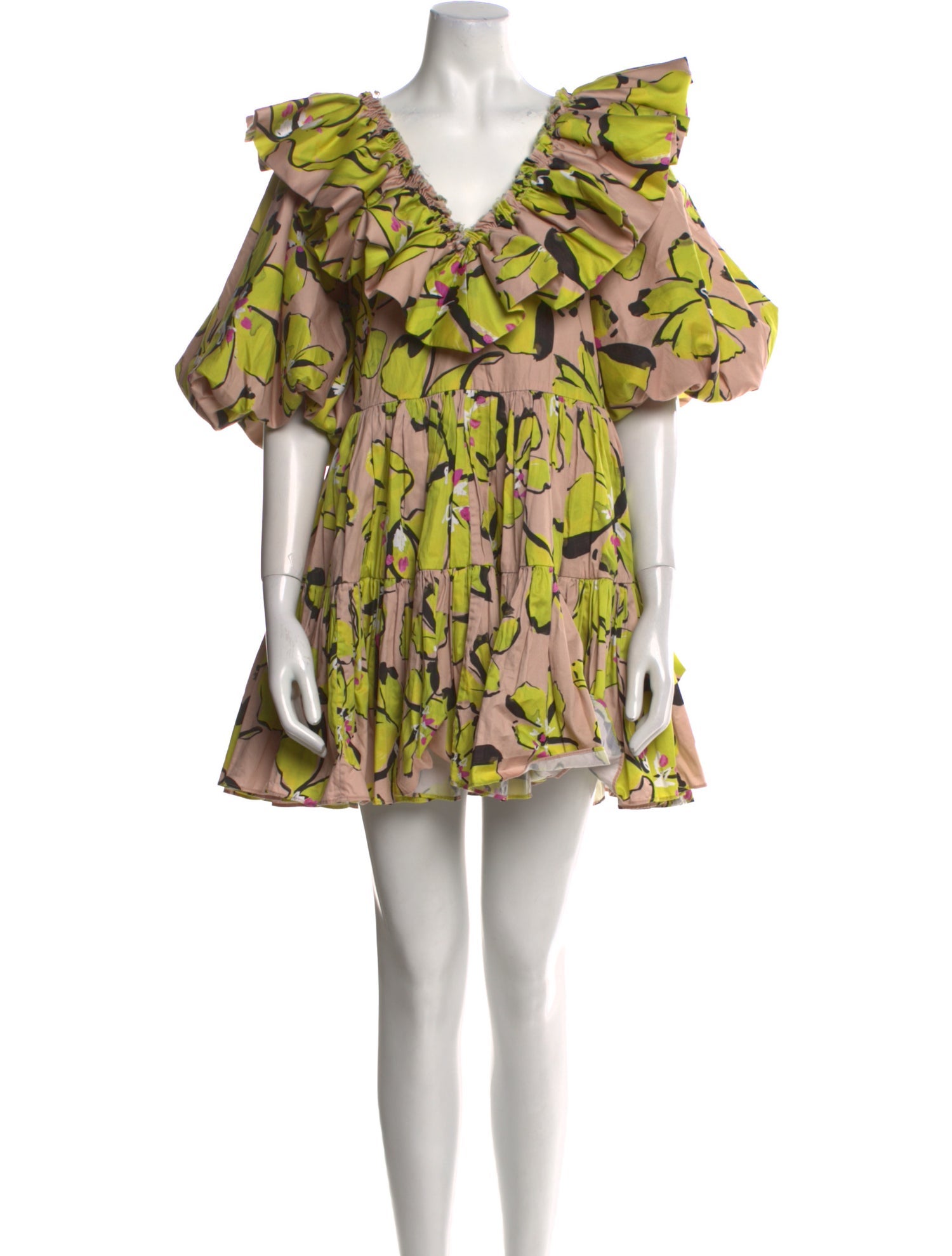 Aje Printed Mini Dress