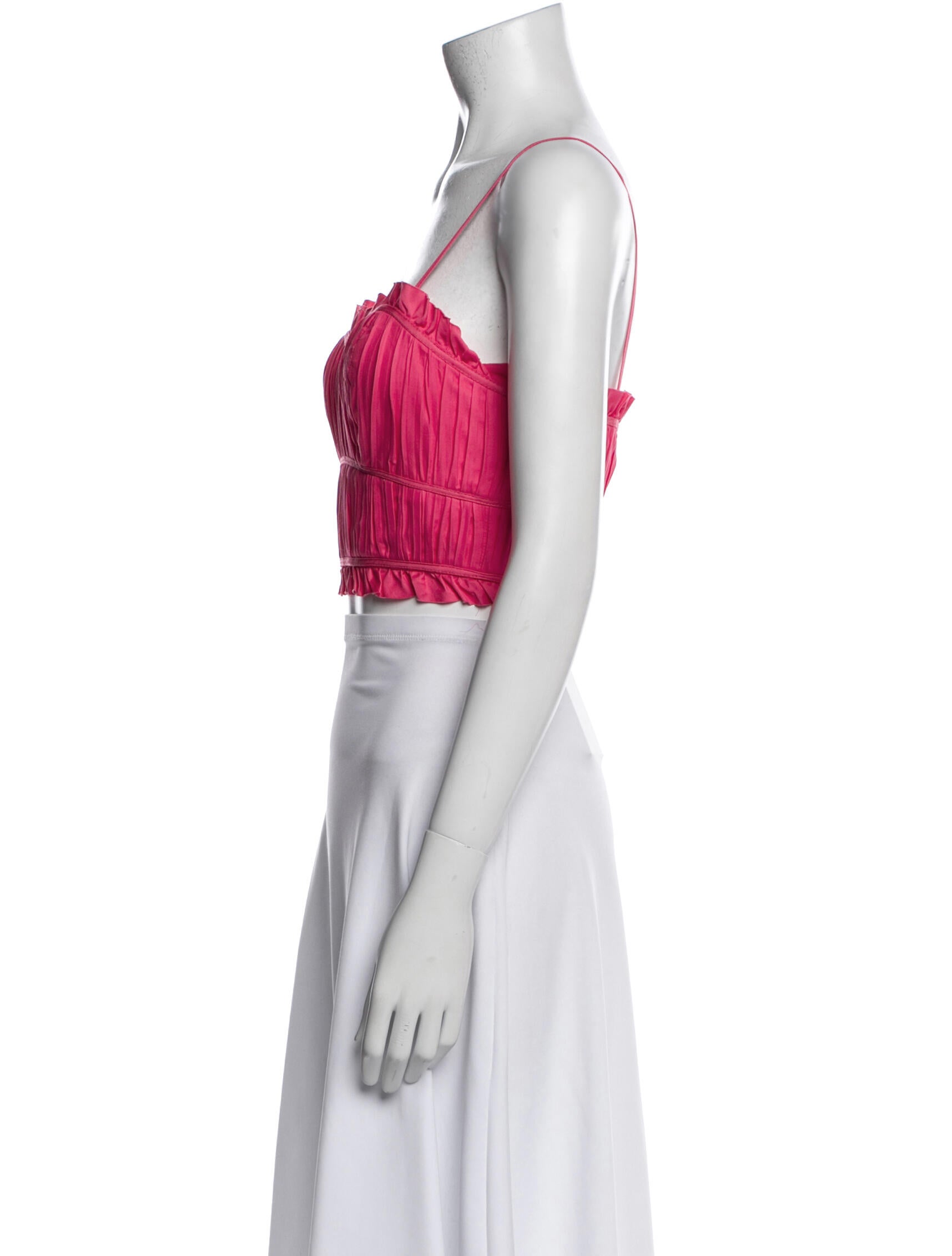 Aje Square Neckline Sleeveless Crop Top w/ Tags