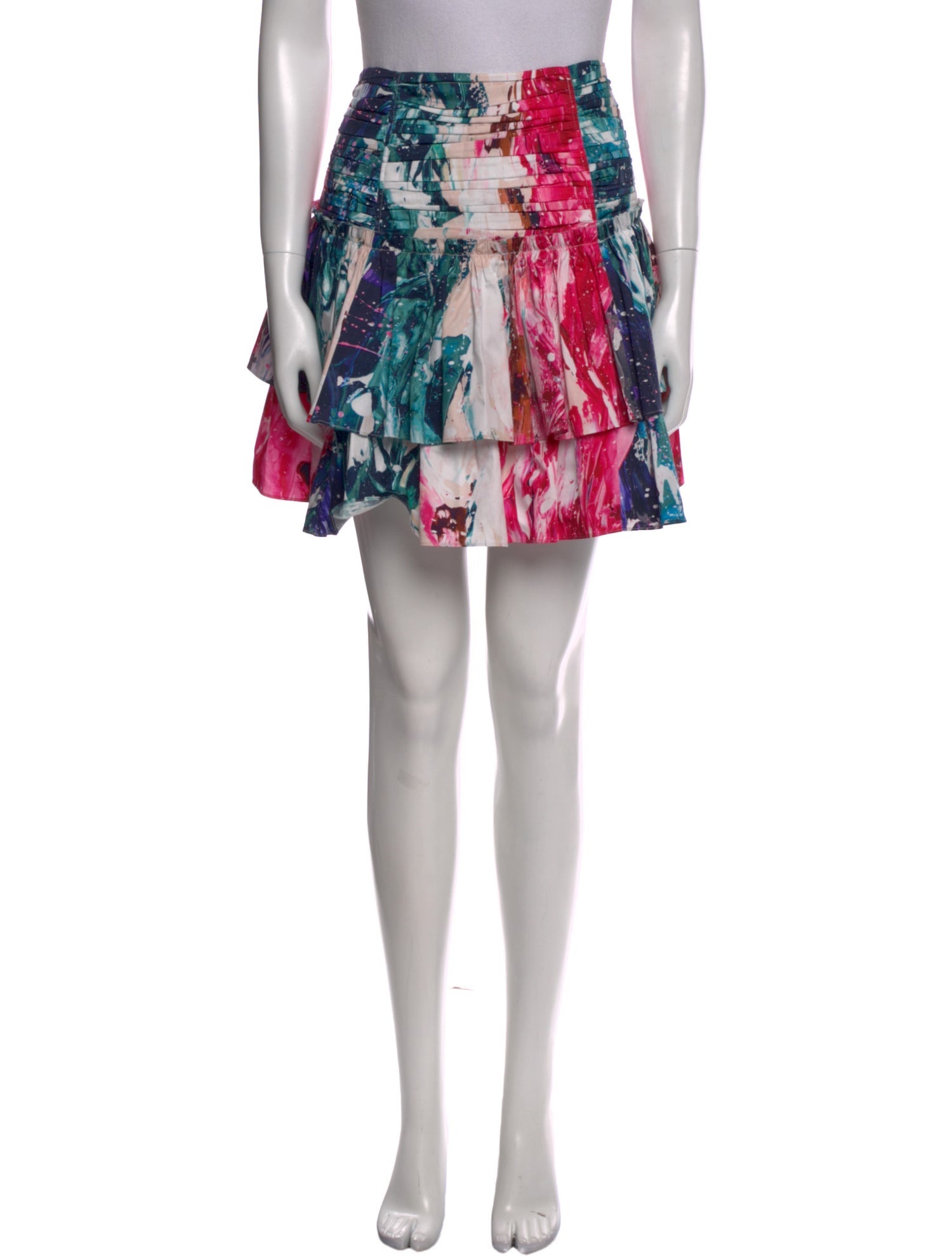 Aje Printed Mini Skirt