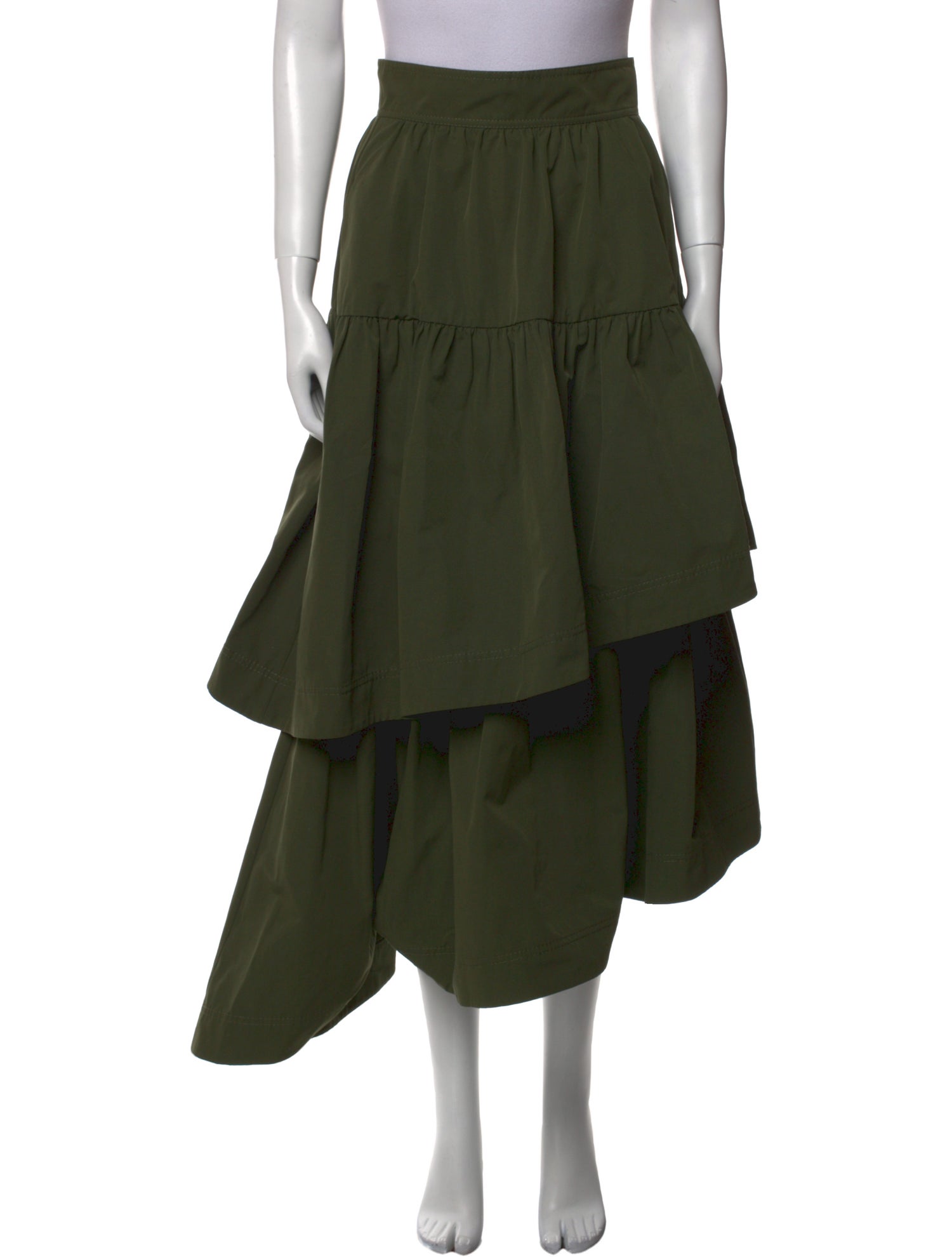 Aje Ruffle Embellishment Midi Length Skirt