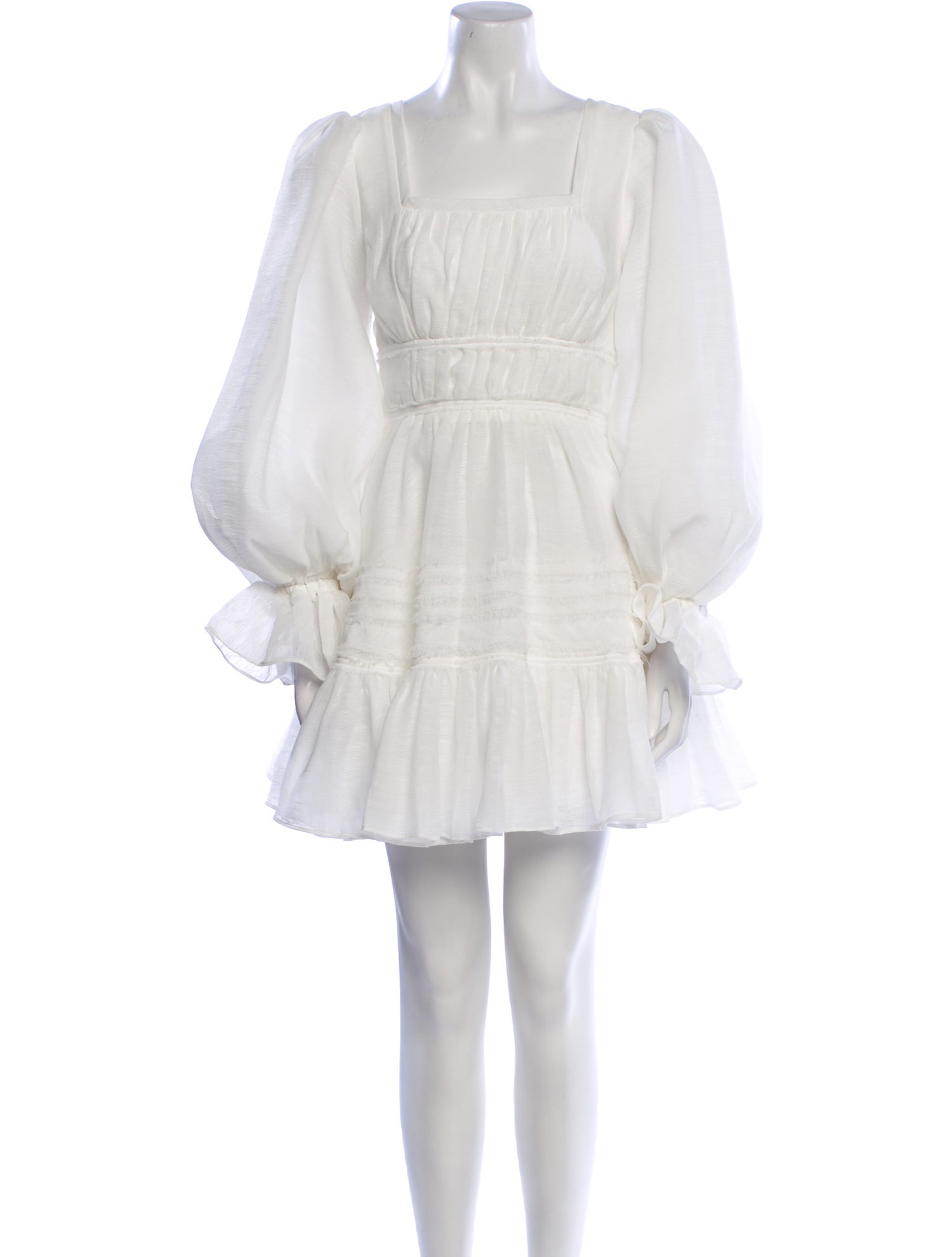 Aje Square Neckline Mini Dress