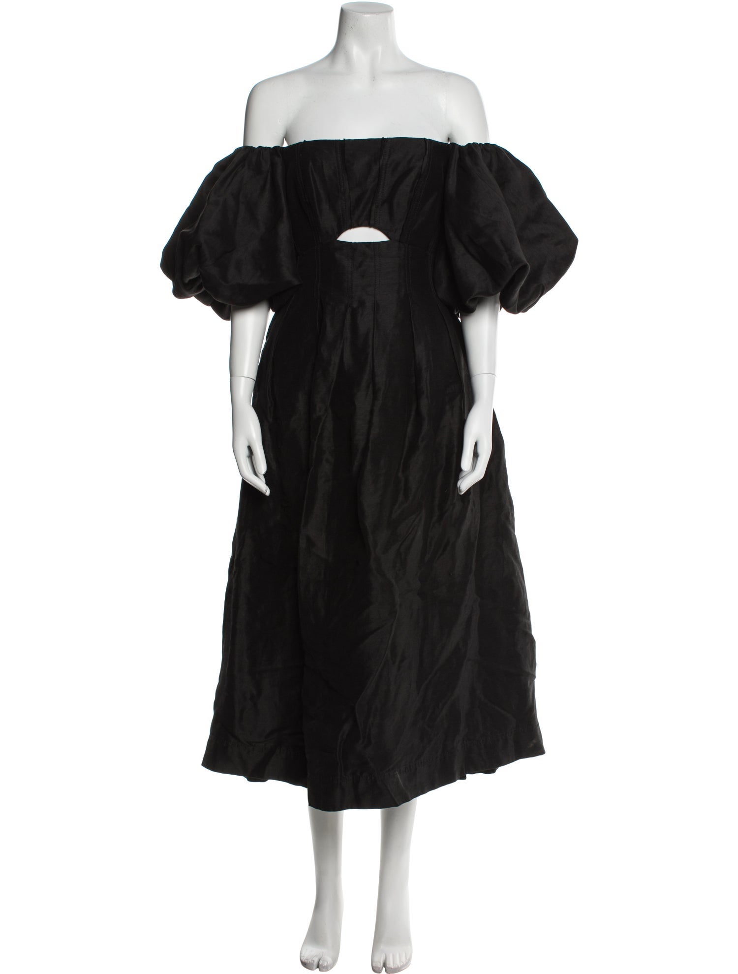 Aje Linen Midi Length Dress