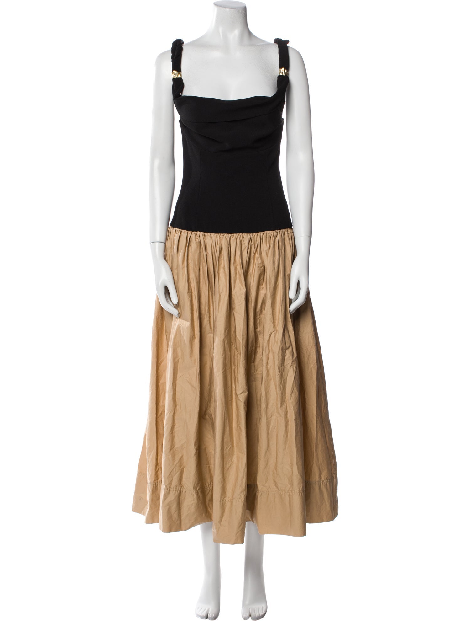 Aje Square Neckline Long Dress