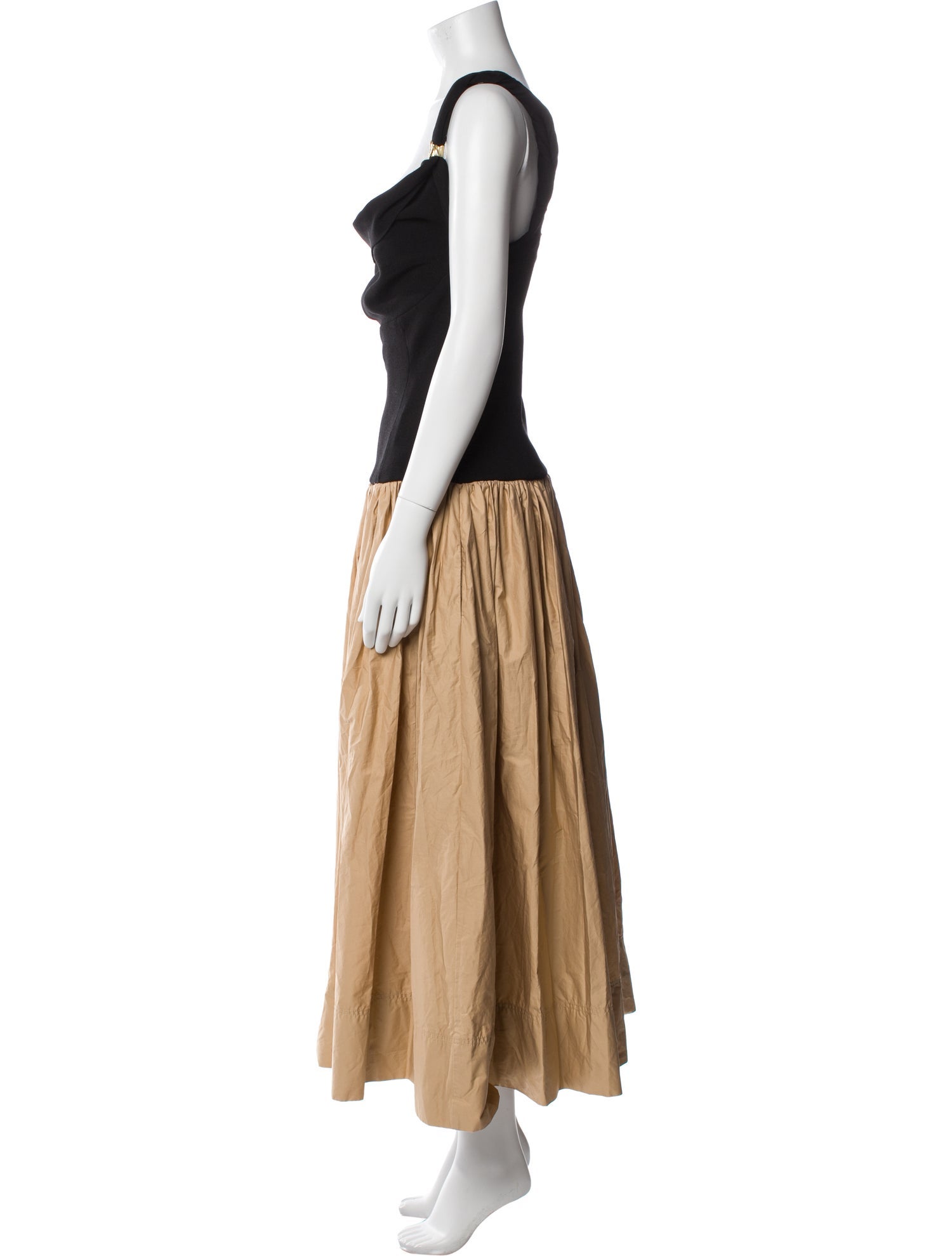 Aje Square Neckline Long Dress