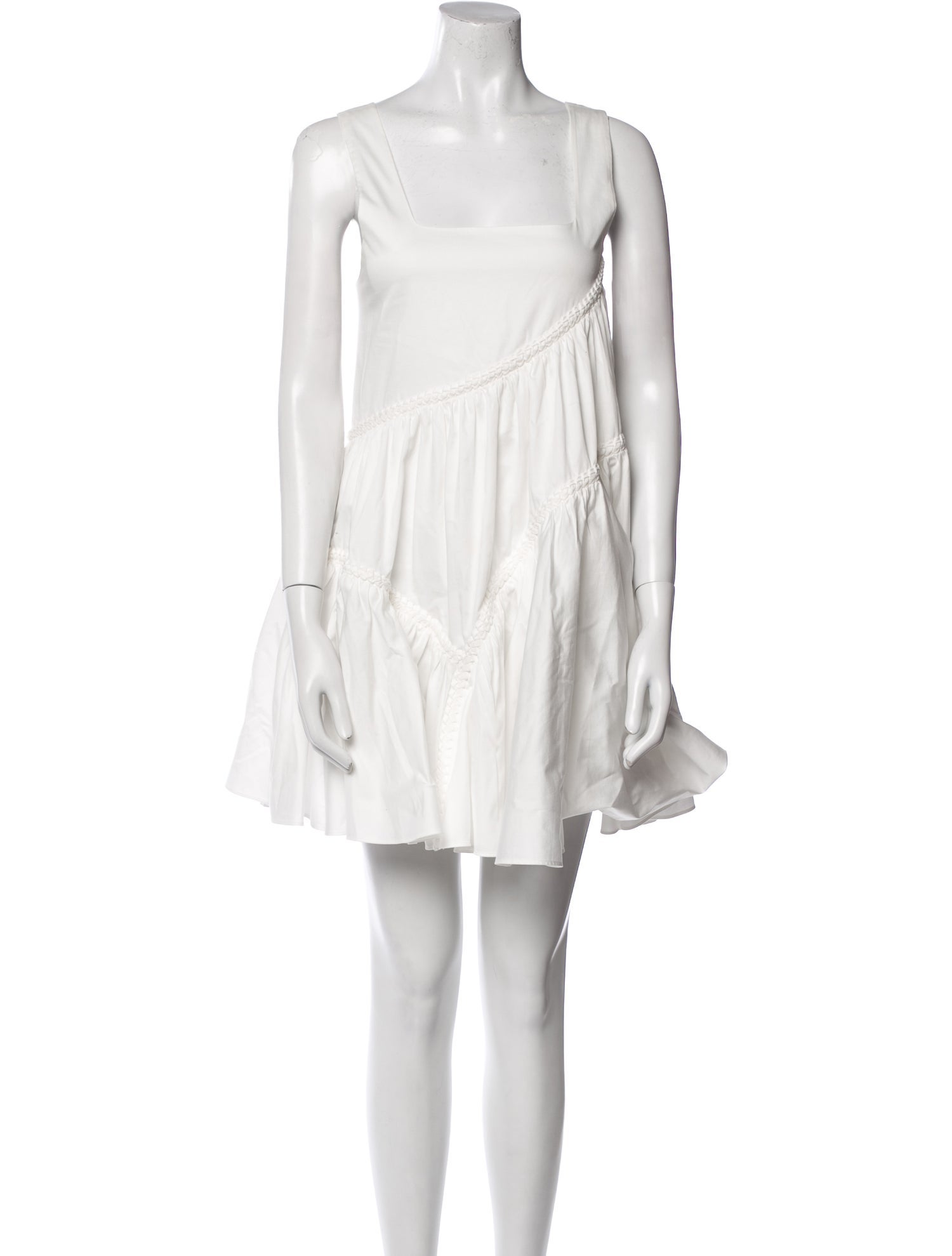 Aje Square Neckline Mini Dress