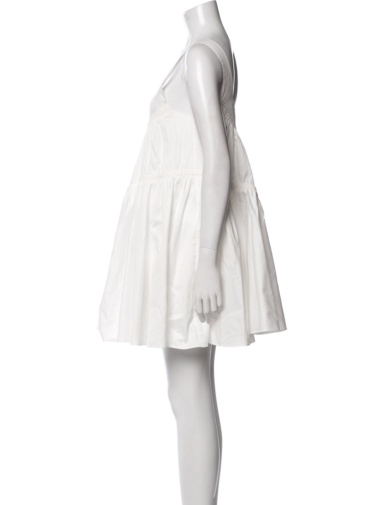 Aje Square Neckline Mini Dress