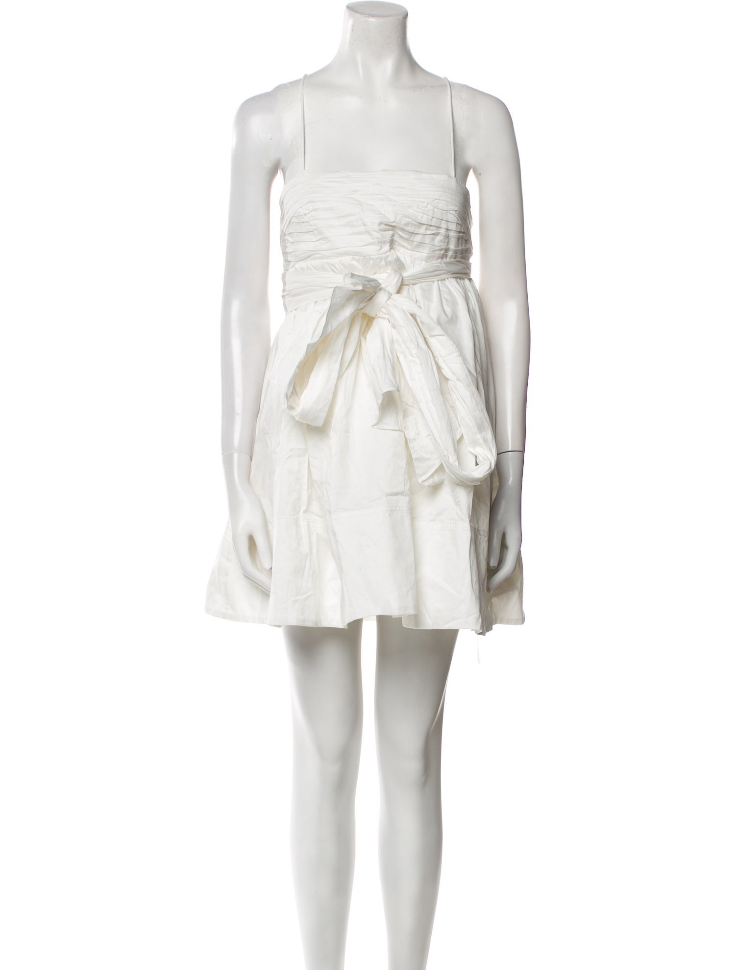 Aje Square Neckline Mini Dress