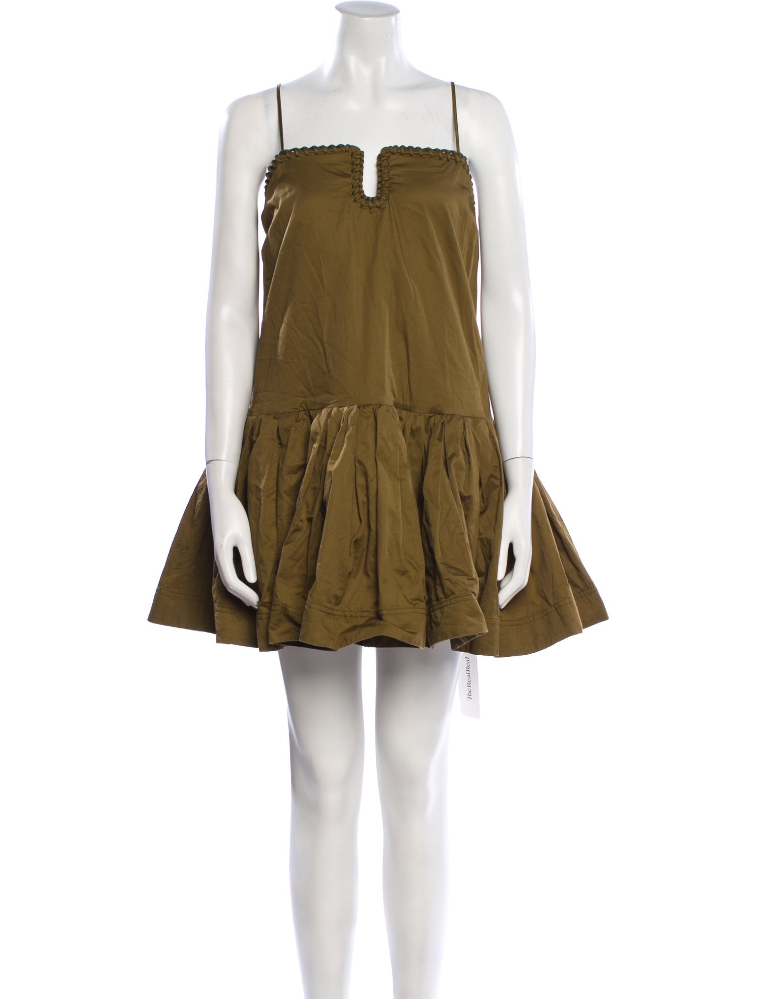 Aje Square Neckline Mini Dress