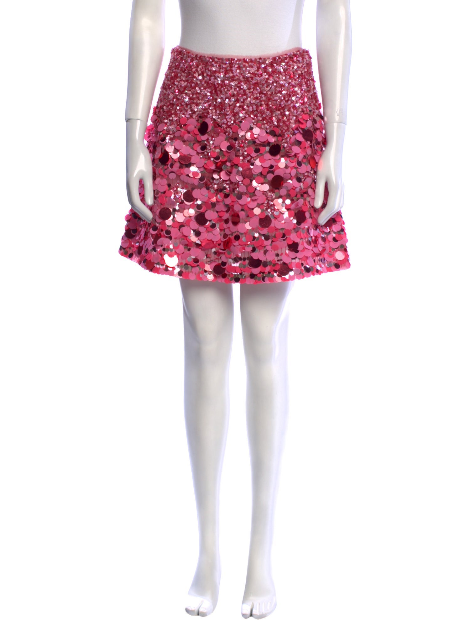 Aje Sequin Embellishments Mini Skirt