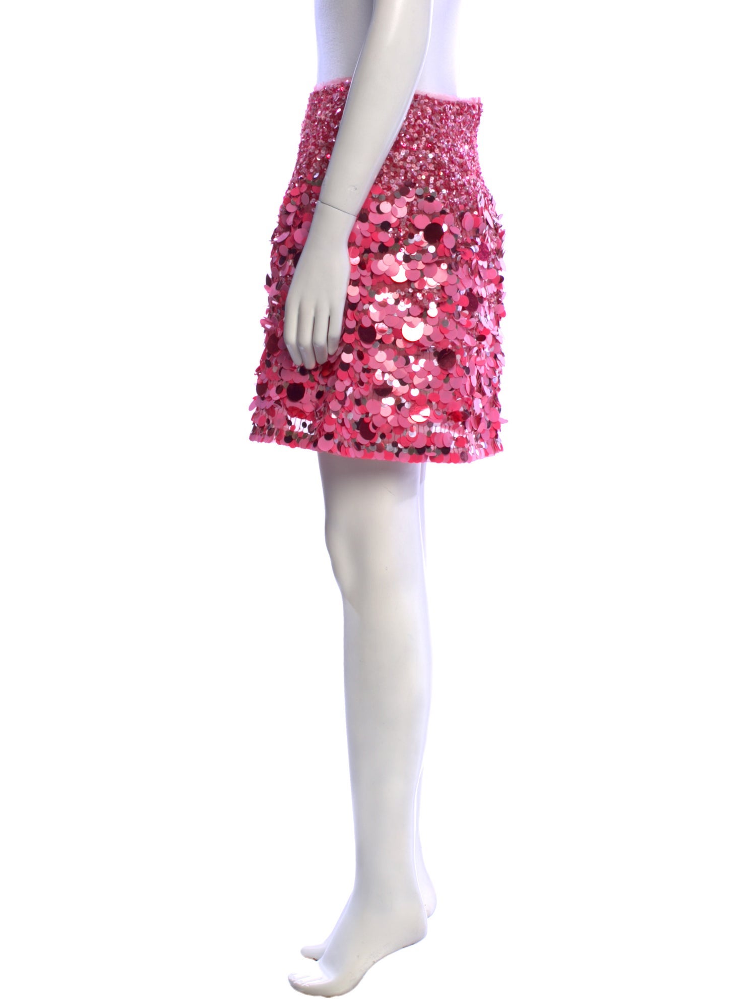 Aje Sequin Embellishments Mini Skirt