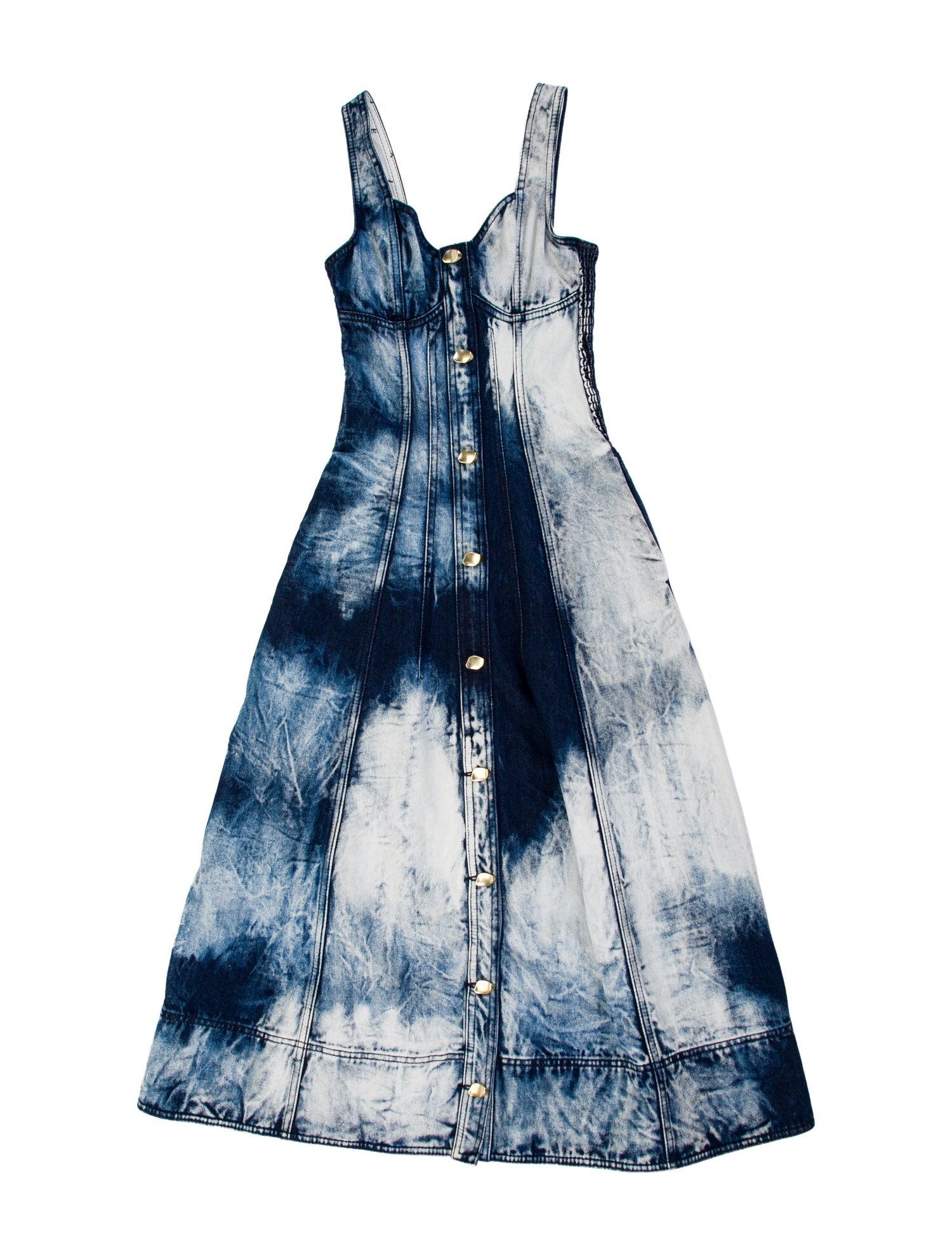 Aje Tie-Dye Print Midi Length Dress