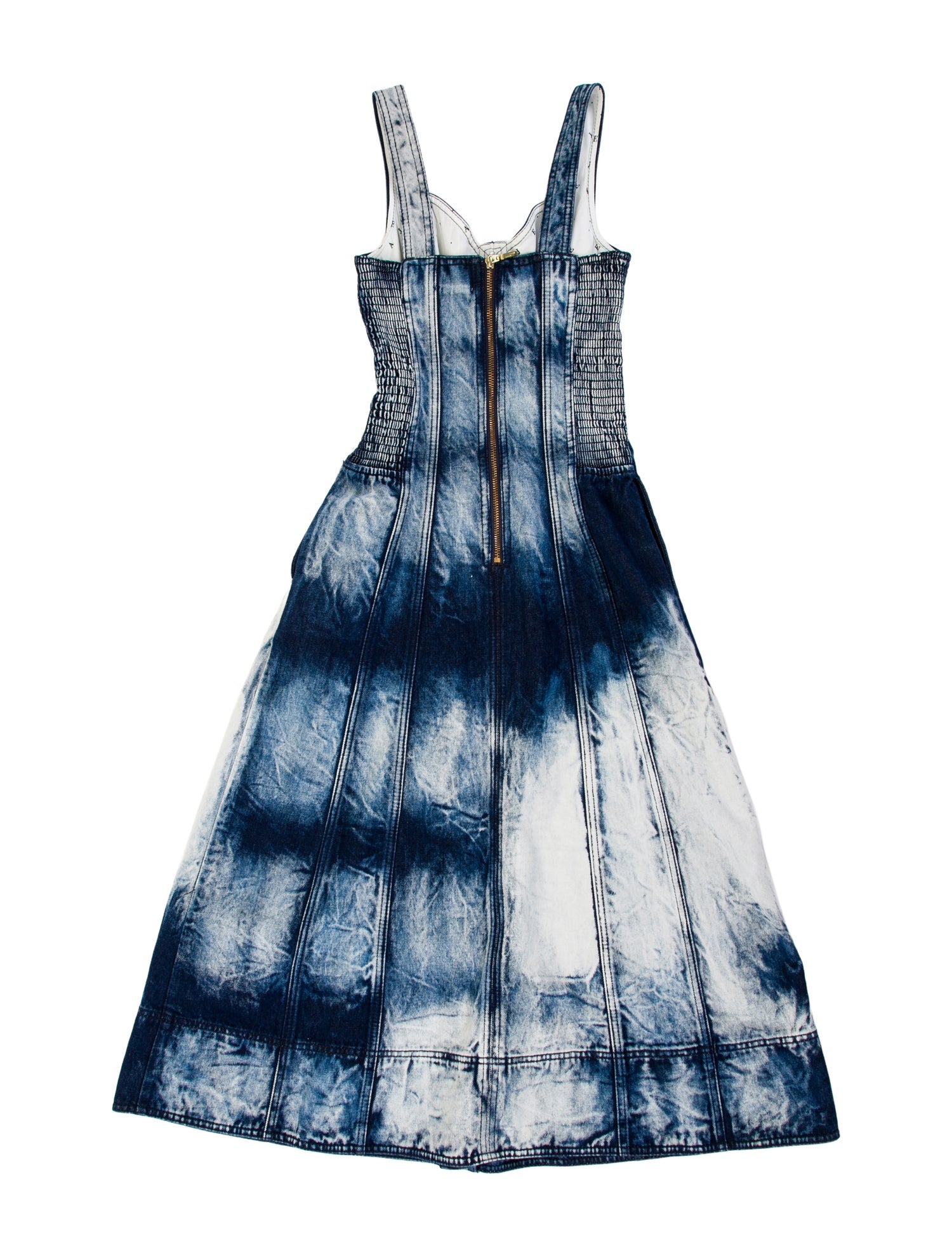 Aje Tie-Dye Print Midi Length Dress