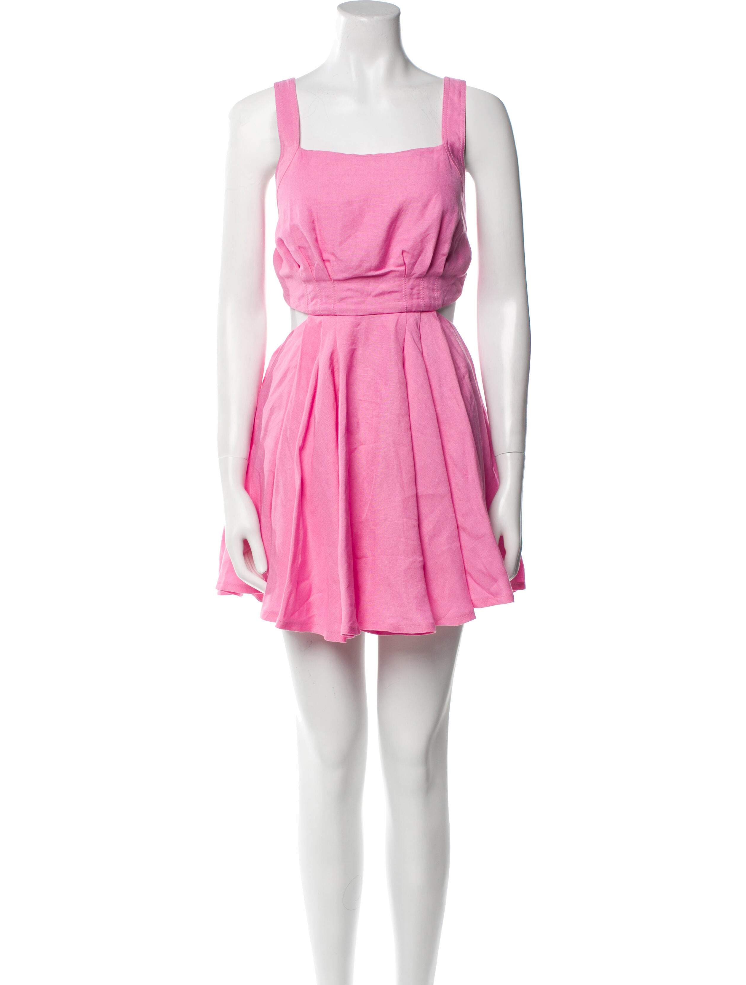 Aje Square Neckline Mini Dress