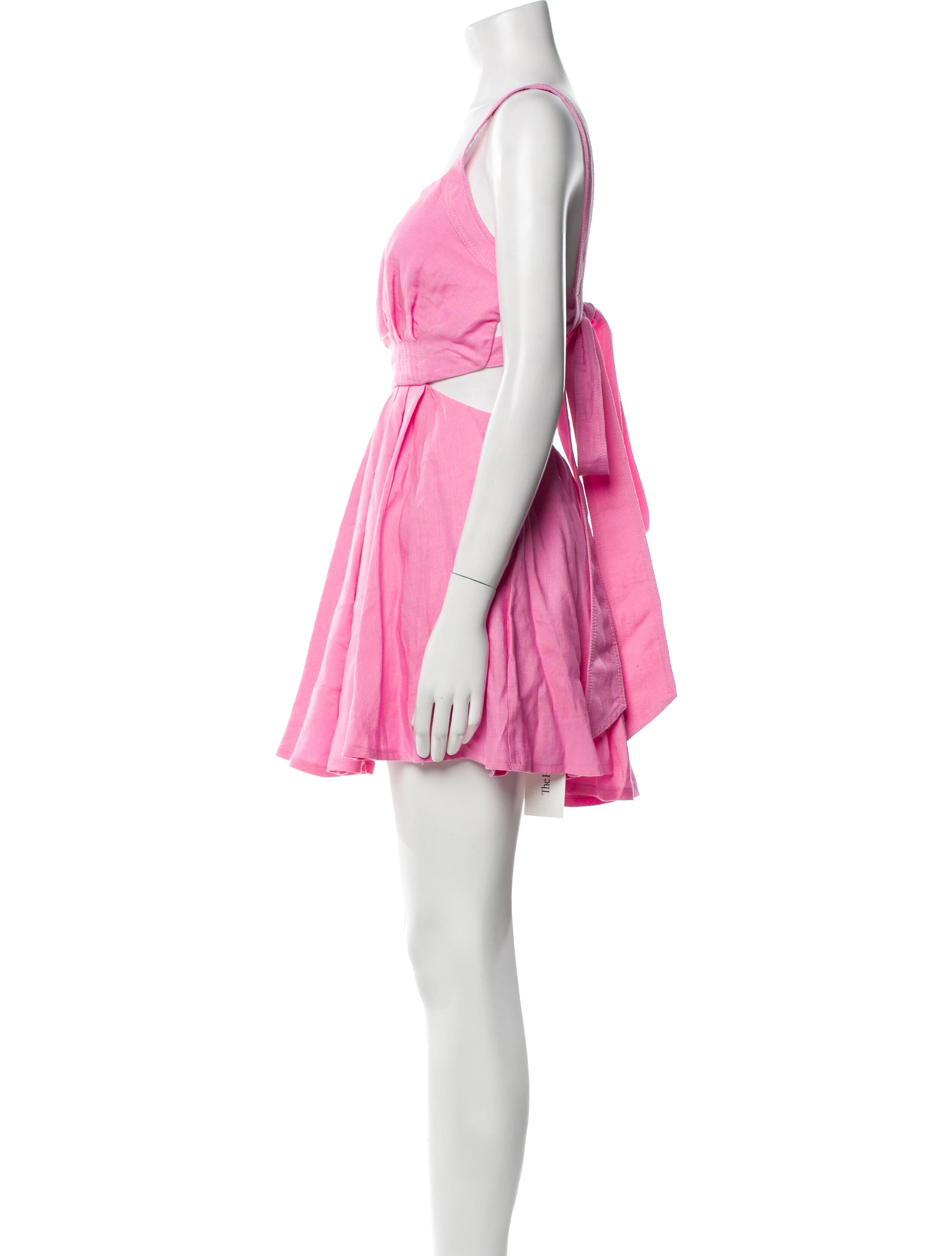 Aje Square Neckline Mini Dress